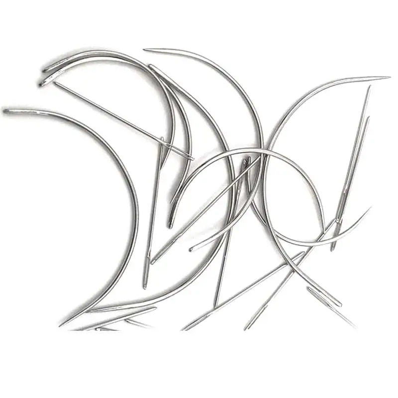 7 шт. обивка ковры ремонт кожаного холста набор изогнутых ручных швейных игл Leren