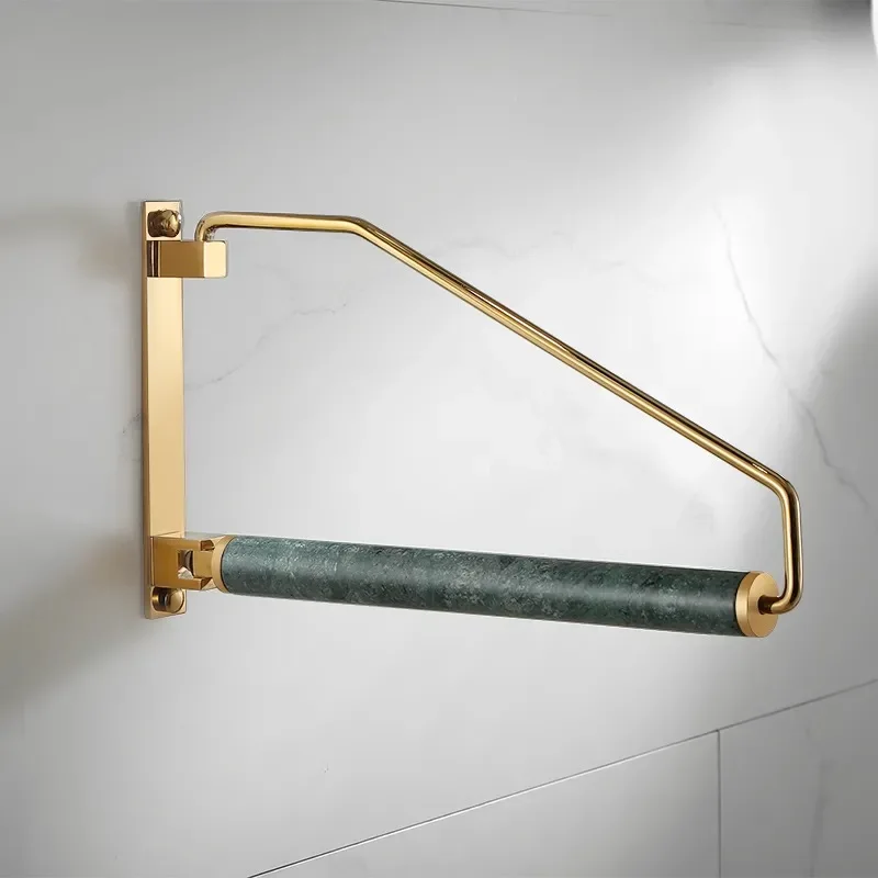 Антиокислительная латунная Бытовая Складная Выдвижная вешалка для одежды ручка