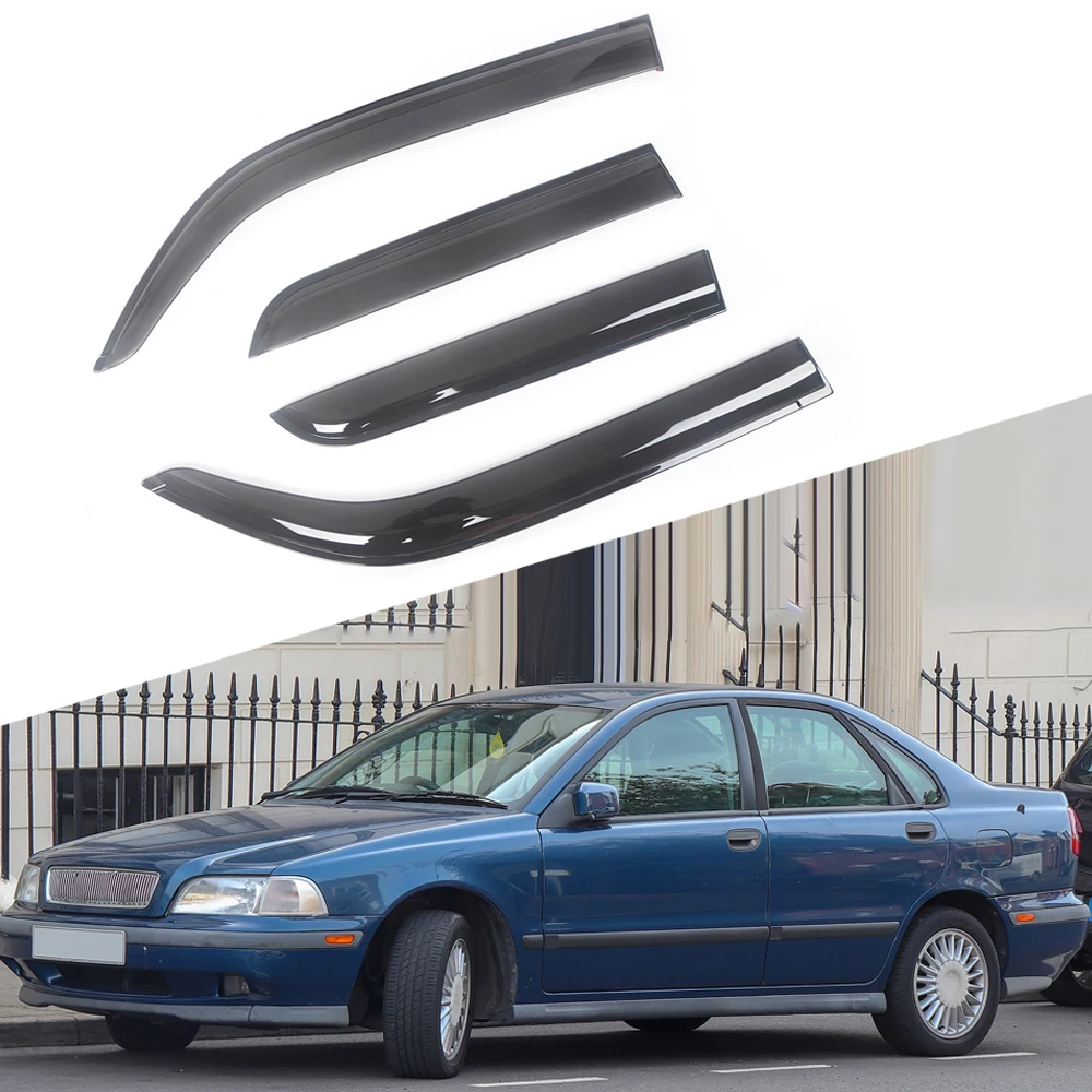 

Козырек для боковых окон автомобиля VOLVO S40 S60 S70 S80, защита от солнца, дождя, защита от затенения, защитный чехол, наклейка на рамку, аксессуары