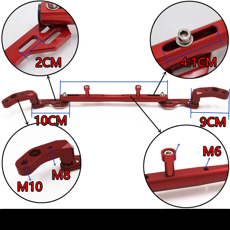 

For YAMAHA NMAX155 NMAX125 NMAX N-MAX 155 XMAX300 Motorcycle CNC Mutifunctional Cross Bar Steering Damper balance lever