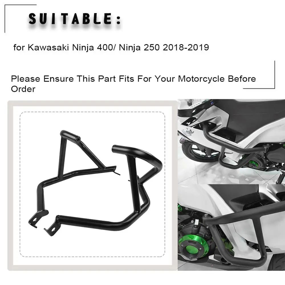Для Kawasaki Ninja 400 250 2018 2019 защитная планка двигателя топливного бака рама Бамперный барьер Ninja400 Ninja250 на.
