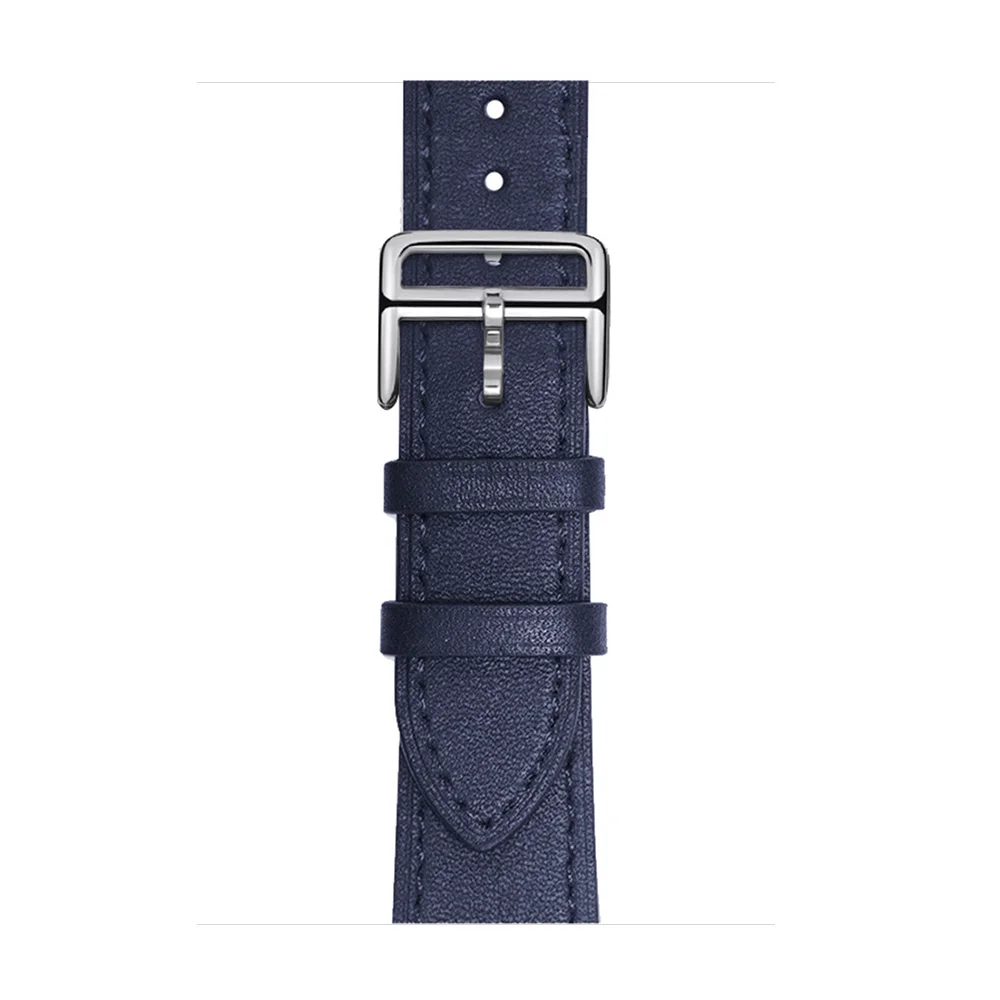 Howk ремешок для часов Apple Watch Series 4 3 2 1 38 мм 40 мм 42 мм 44 мм браслет умные аксессуары наручные часы для Apple Watch Herme Band - Цвет ремешка: Indigo