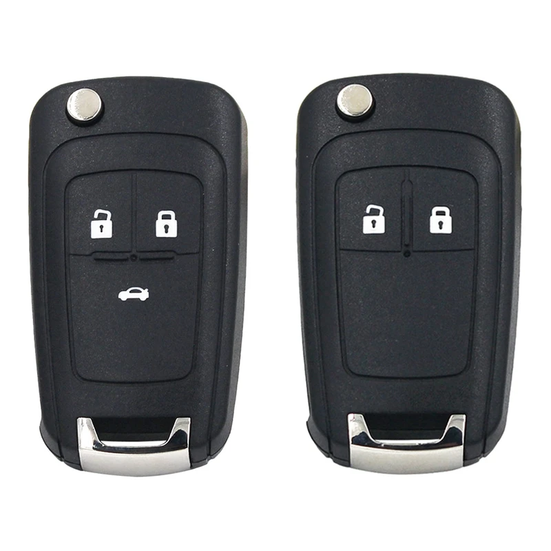 

2x 3 Buttons/2 Buttons 434MHz with ID46 Chip Car Remote Control Key Fob for Chevrolet Aveo Cruze Orlando HU100 Blade