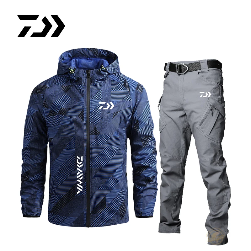 

Daiwa Men's Autumn Winter Waterproof Fishing Clothes Windproof High Quality Mountaineering Fishing Suits Cycling Sport Jacket