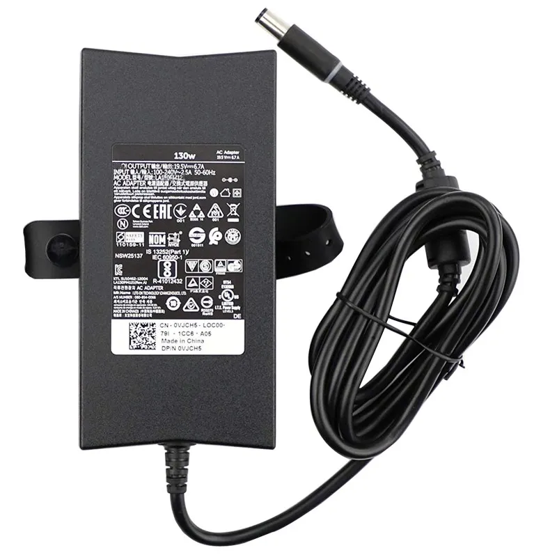 

New 19.5V 6.7A AC Charger Fit for Dell Studio 330-1829 330-1830 X408G D232H 0X408G WRHKW Laptop Power Supply Adapter Cord