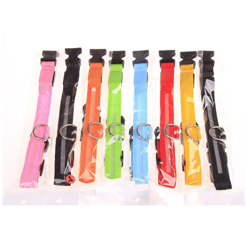 USB Charging Led Dog Collar Anti-Lost Luminous Flashing Necklace Cat Light Outdoor Walking Night Safety Pet Supplies | Дом и сад