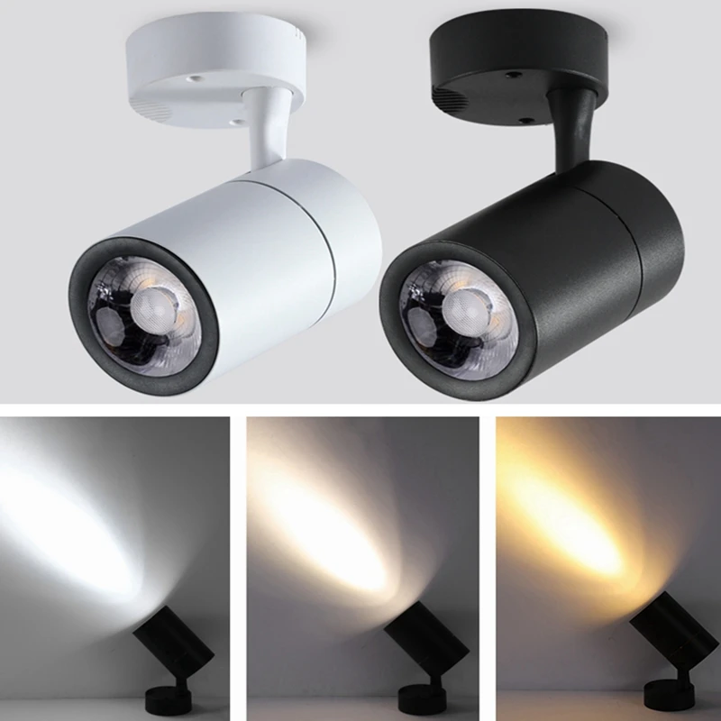 Светодиодный точечный светильник поверхностного монтажа 7 Вт 12 20 30 напряжение 110