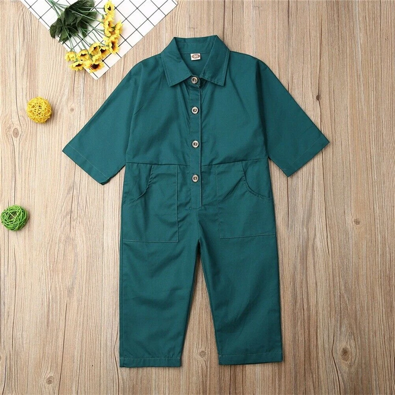 Модные детские комбинезоны для девочек ясельного возраста одежда летний