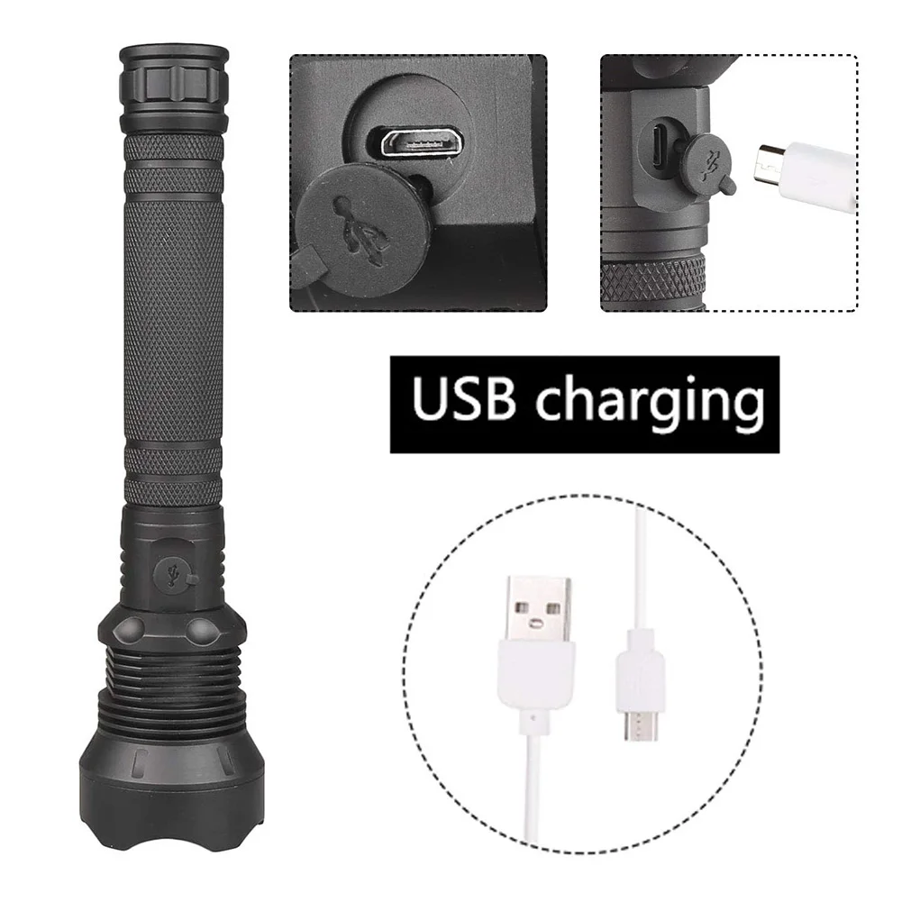 Meijuner фонарик XHP50 XHP70 высокомощный Алюминиевый светодиодный фонарик USB Перезаряжаемый Открытый походный ручной фонарь B020