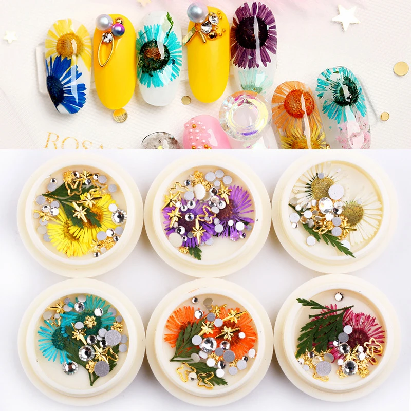 3D ногтей смешанные дрели для Гортензия синий красный фиолетовый цвета красоты