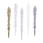 5 шт. 13 см имитация рождественской елки, подвесное украшение, искусственный сосулька, реквизит для зимней вечеринки, дня рождения, рождественская елка, подвесное украшение