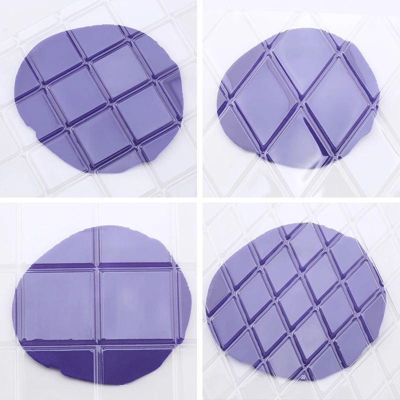 4 шт./компл. сетка прозрачная текстура коврик Fondant(сахарная) торт тисненной выпечки Текстура украшения формы Инструменты для тортов