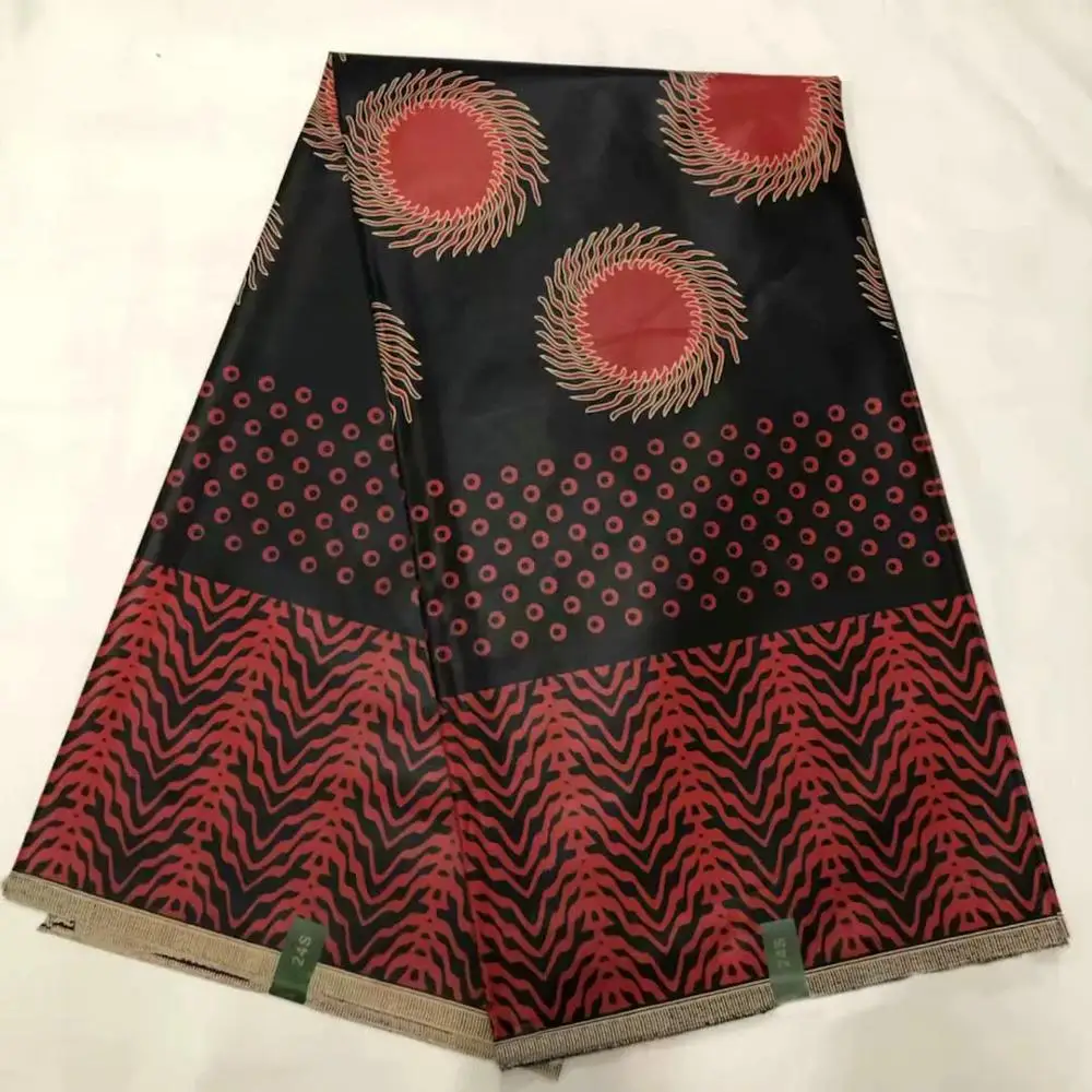 6 Гарантированное качество блок воск Java печатных kente ткани, хлопок африканская Java восковая ткань для платья 6 ярдов! OT-4120 - Цвет: 6