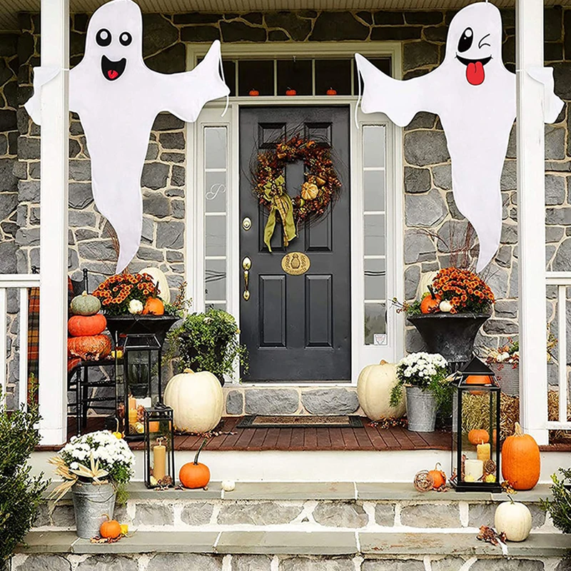 

Halloween Decorations Outdoor Halloween Ghost Decorations For Tree With Lanyard