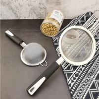 304 stainless steel flour sieve leaky spoon hot pot spoon noodle spoon colander kitchen cooking strainer kichen accessories