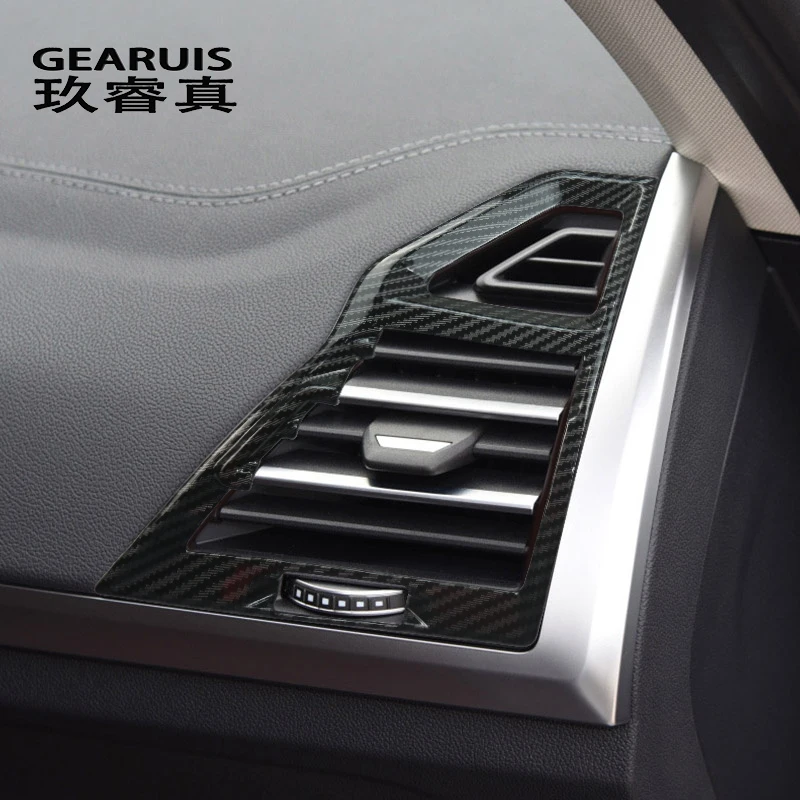 

Car Interior air conditioning vent Outlet Trim Cover Frame Styling Carbon fiber Stickers for BMW X3 X4 G01 G02 2022 Accessories