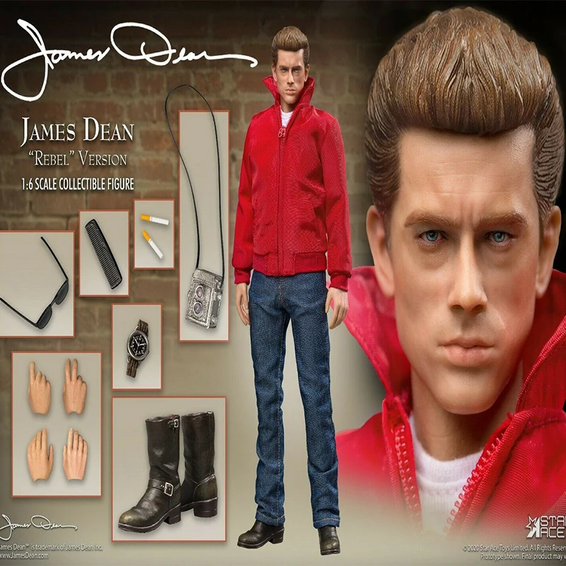 

Звезда ACE игрушки 1/6 SA0087 в ковбойском стиле Джеймс Дин Rebel 12 ''мужской фигурку Набор игрушек в наличии