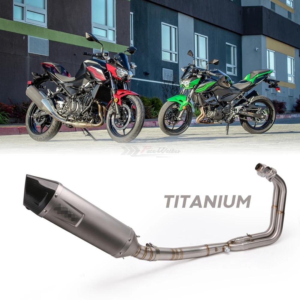 Глушитель выхлопной трубы для мотоцикла полная выхлопная система Kawasaki Ninja 400 EX400