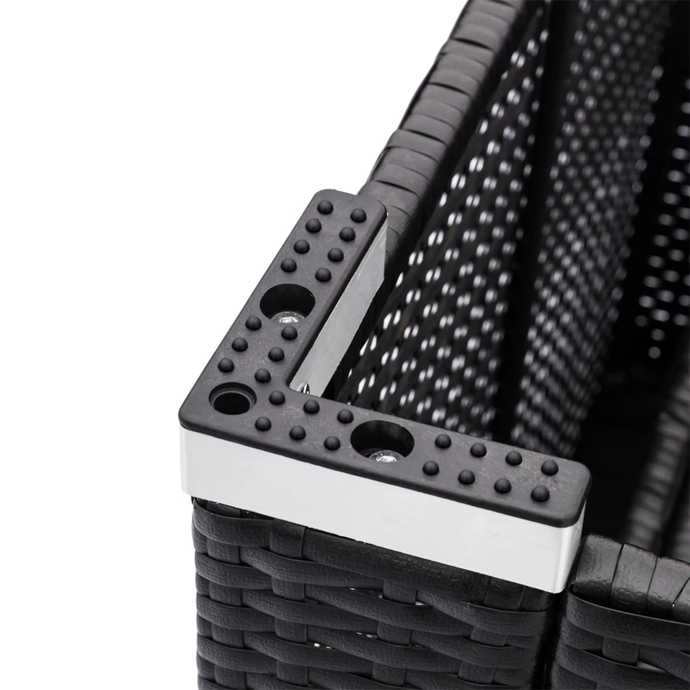 

Fully Equipped Weaving Rattan Sofa Set with 2pcs Corner Sofas & 3pcs Single Sofas & 1 pcs Coffee Tab