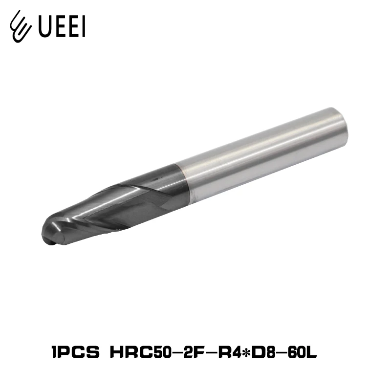 1 шт. шариковые торцевые фрезы торцевая фреза HRC50 R3.5 R6 60L 75L 2 канавки сверхдлинный
