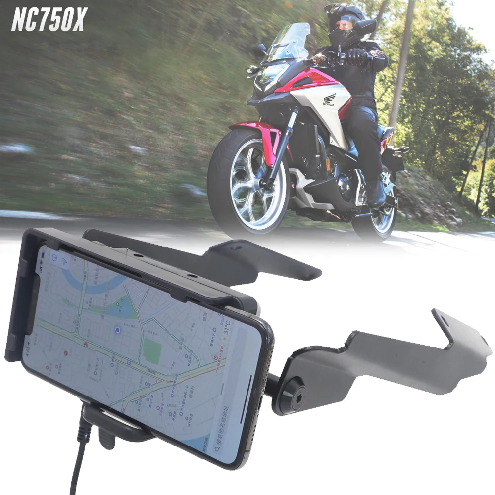 Держатель для мотоцикла HONDA NC 750X NC750 2016 2019 мобильный телефон GPS|Накладки и