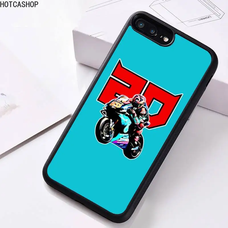 

Fabio Quartararo 20 Phone Case Rubber for iPhone 12 pro max mini 11 pro XS MAX 8 7 6 6S Plus X 5S SE 2020 XR case