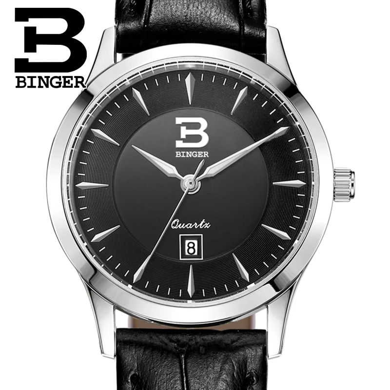Швейцарские часы женские роскошные брендовые кварцевые BINGER водонепроницаемые