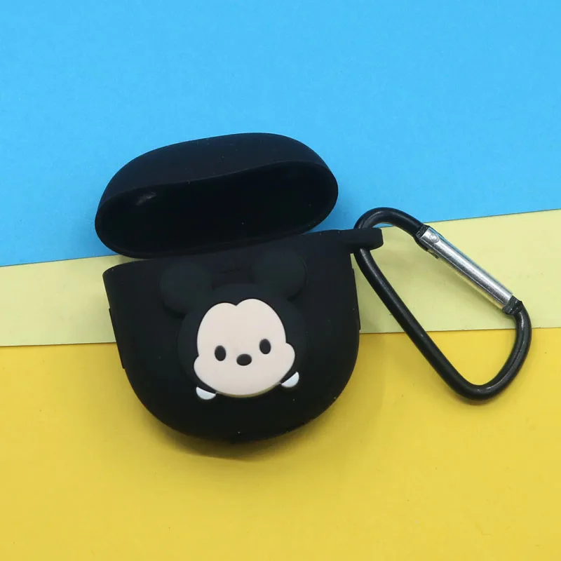 Cartoon Silicone Protective Case Full Earphone Cover Shell with Hook for ViVO TWS Neo Wireless Bluetooth Headset | Электроника