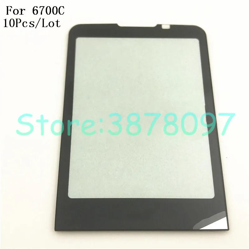 10 шт./лот 100% оригинальное зеркало дисплей экран передняя линза стекло для Nokia 6700c