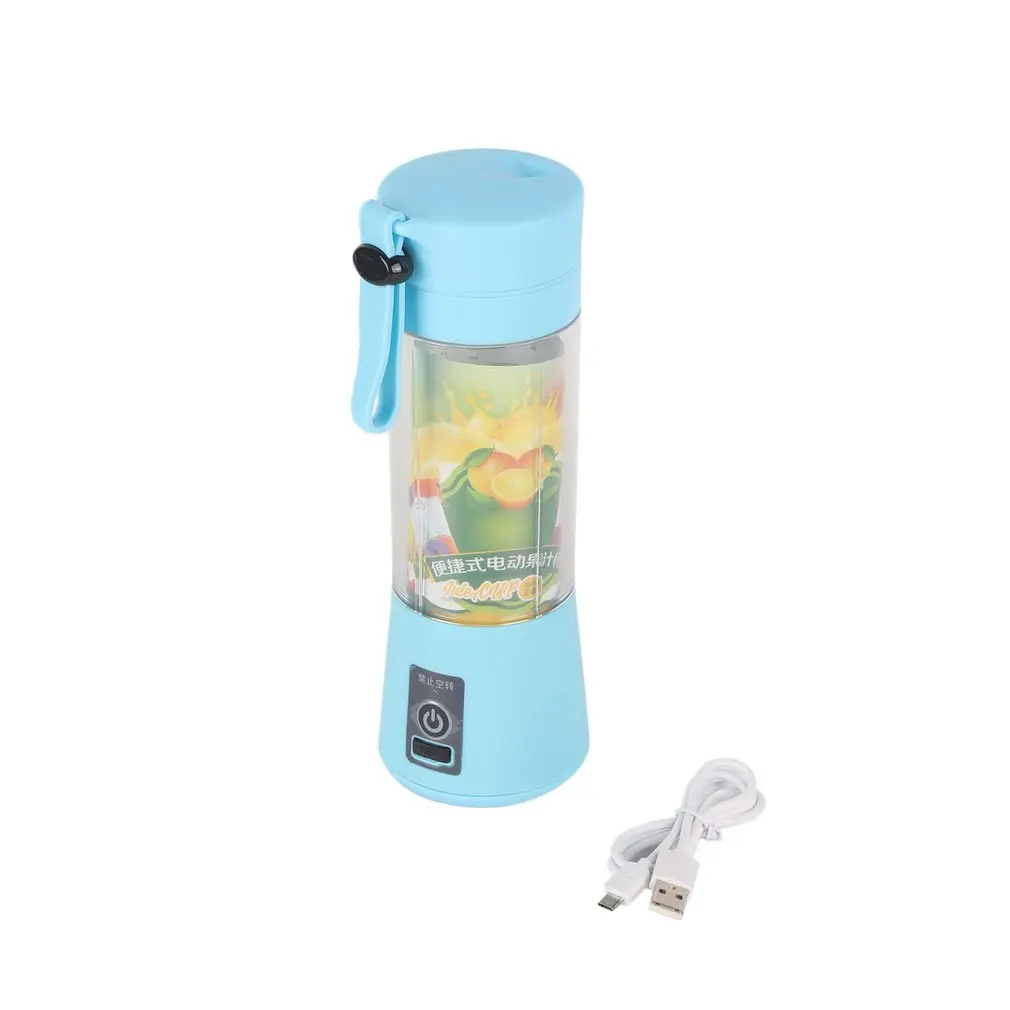

USB Juicer-Cup, Fruit Mixing Machine, Portable Personal Size Eletric Rechargeable Mixer, Blender, Water Bottle 380ml with USB