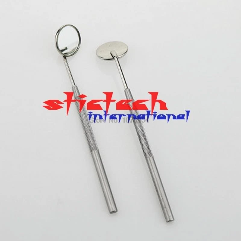 by ems or dhl 200pcs Stainless Steel Dental Mirror Mouth Tooth Oral Care Inspect Instrument | Красота и здоровье