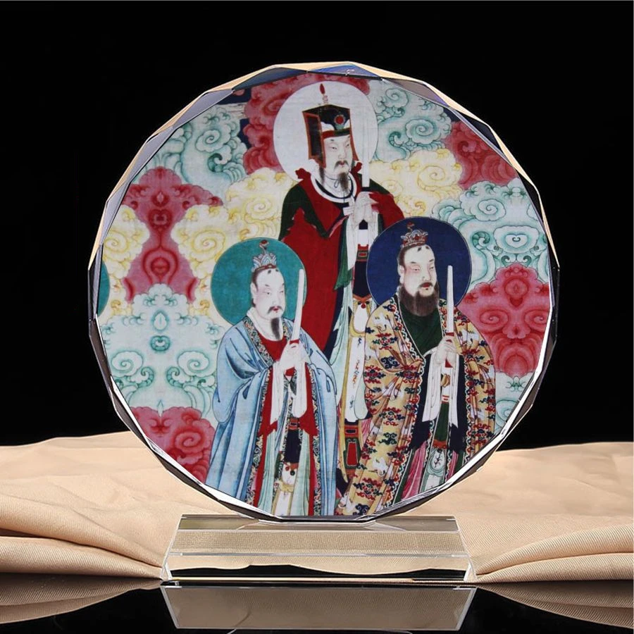 

Двадцать восемь созвездий, Taoist статуи-Da Dao Xingjun портрет, Кристальные украшения, рукоделие
