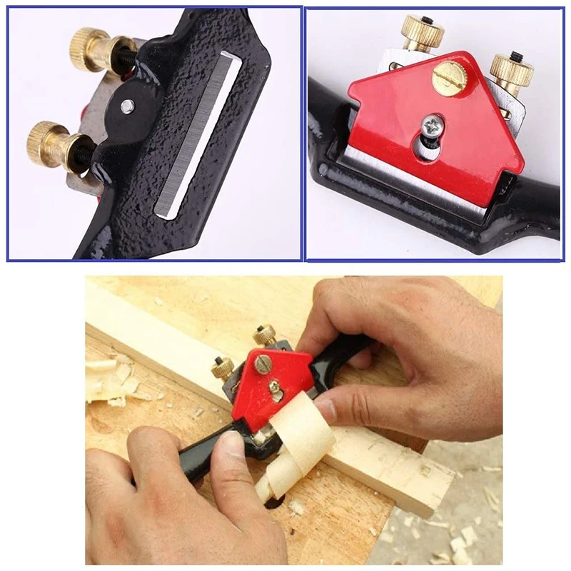 9 Inch Adjustable Spoke Plane with Flat Bottom and Metal Blade Mini Cutting Edge Chisel Trimming Woodworking Hand Tool | Инструменты