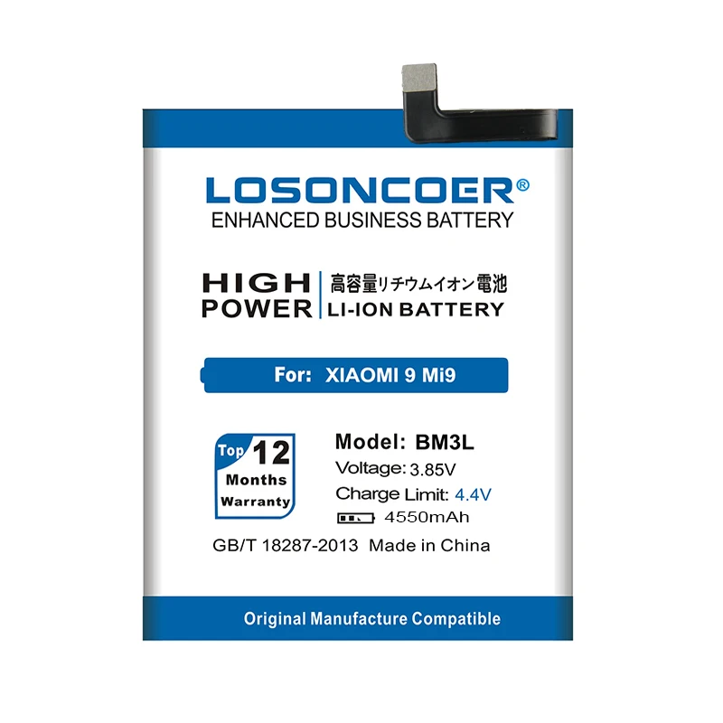 LOSONCOER BM3L 4550 мАч аккумулятор для Xiao mi 9 mi 9 M9 mi 9 для Xiao mi 8 SE mi 8 SE M8 SE BM3D Аккумуляторы для телефонов большой емкости