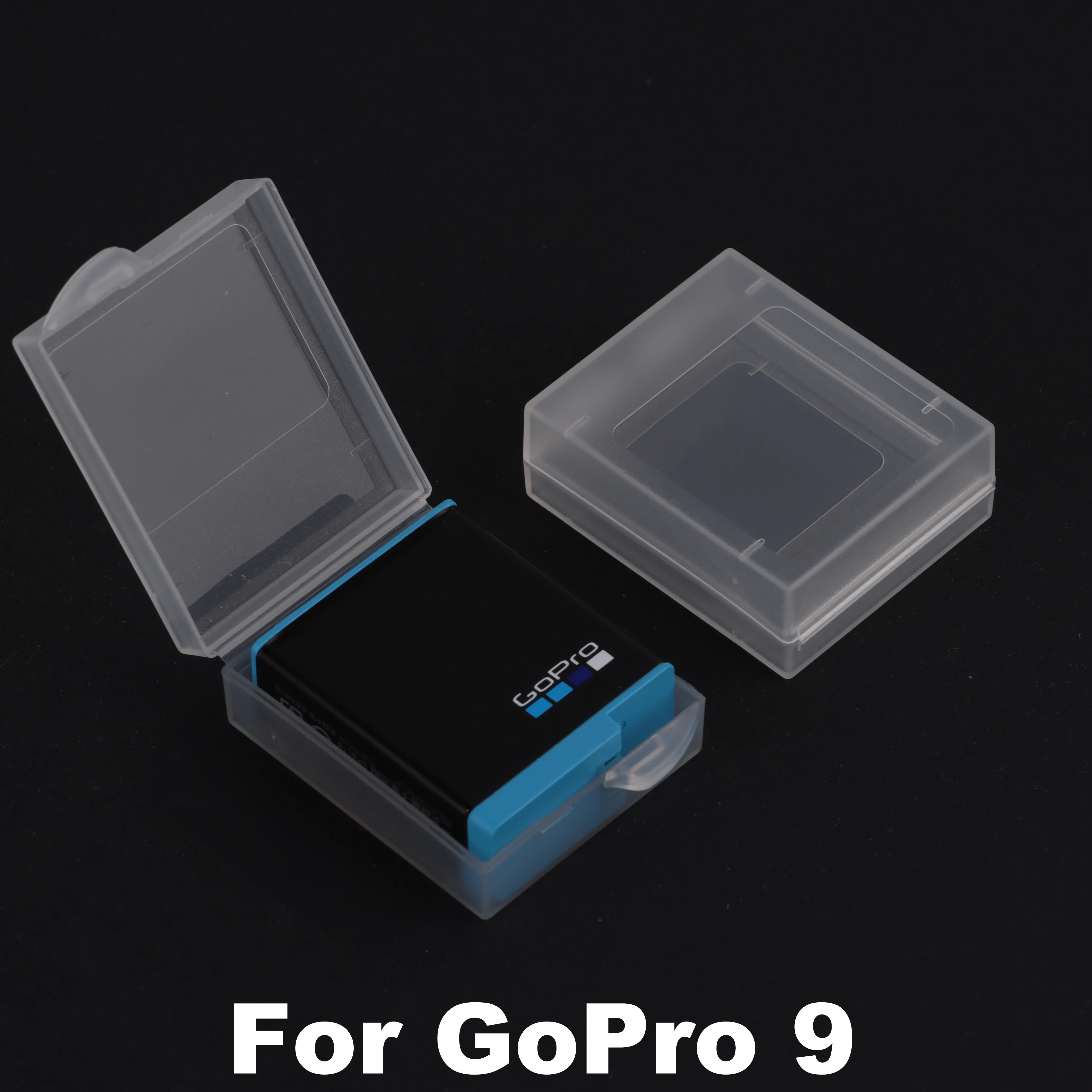 

10pcs Transparent Battery Case Storage Box Cover for GoPro Hero 9 Camera