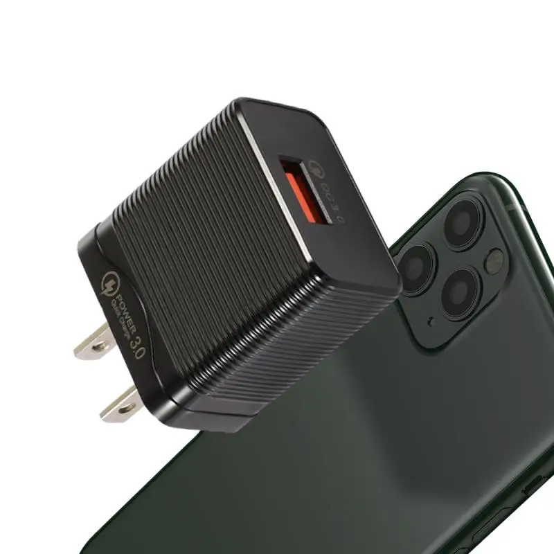 QC3.0 3A Быстрая зарядка aвтомобильное зарядное устройство с одним USB Мобильный
