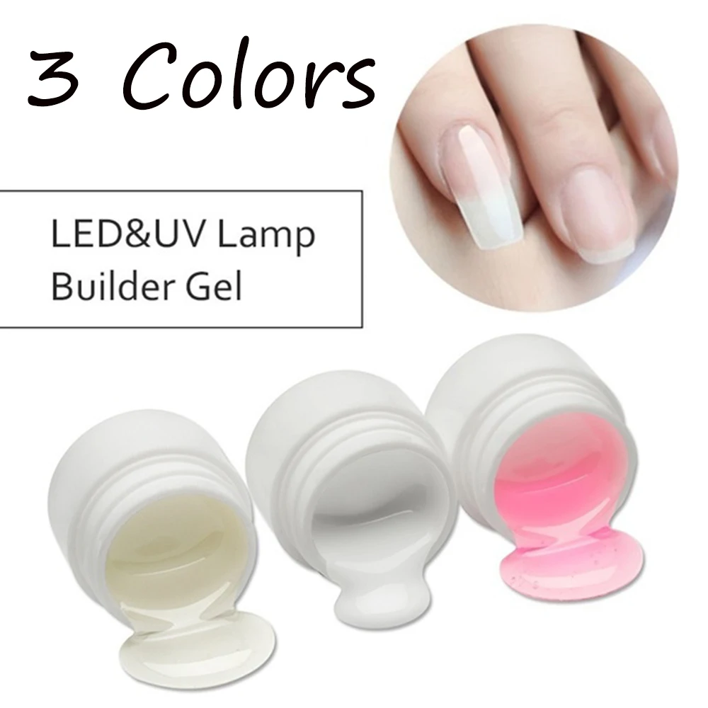 3 цвета акриловый одноразовый гель для ногтей УФ стойкий лак фототерапия