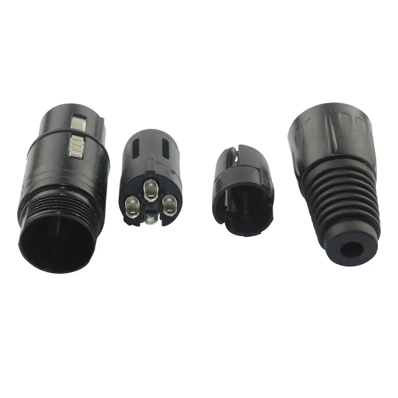 3-контактный XLR микрофон аудио кабель Разъемы пушка кабельные наконечники 1 шт. |