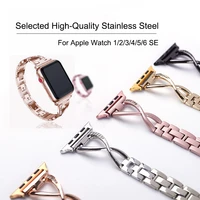 women strap for apple watch 45mm 44mm 42mm for iwatch series se7 654321 wrist stainless steel watchbands 41mm 40mm 38mm bracelet