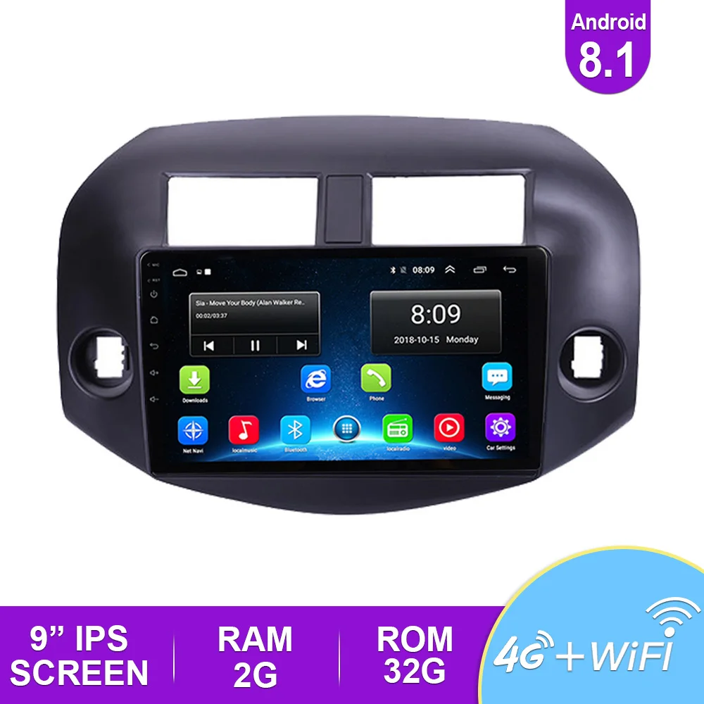 2.5D 9 ''IPS автомобильное радио Android 8 1 авто стерео Мультимедиа для Ford S-Max S Max 2007 2008