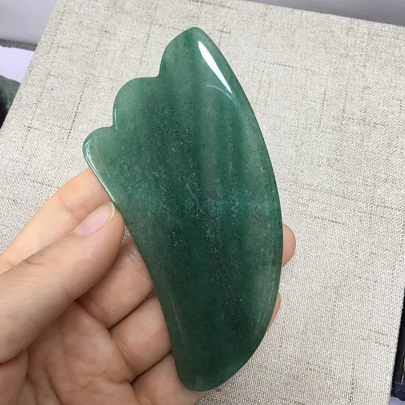 Массажер для массажа тела с зеленым авантюрином массажер