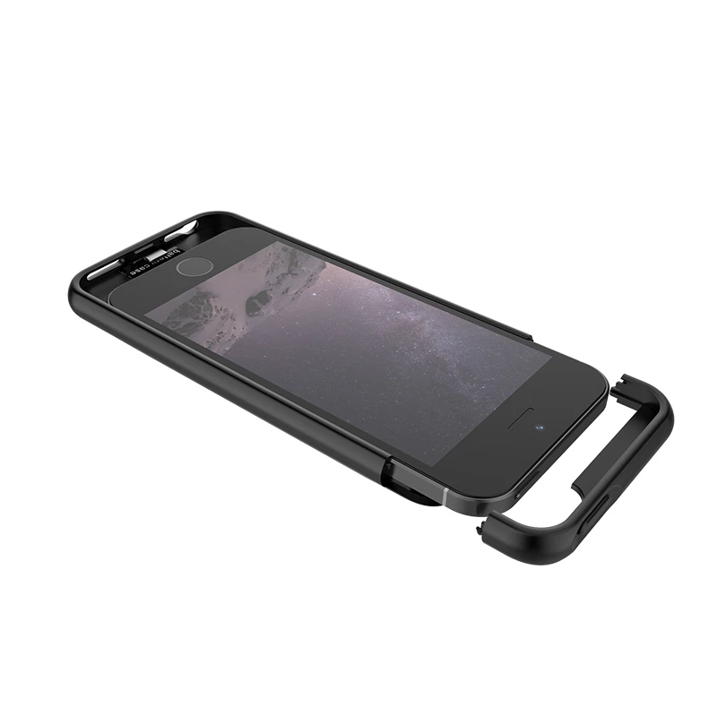 Aroay 4000 мА/ч зарядное устройство умный чехол для телефона Iphone 5 SE 5S черный и синий
