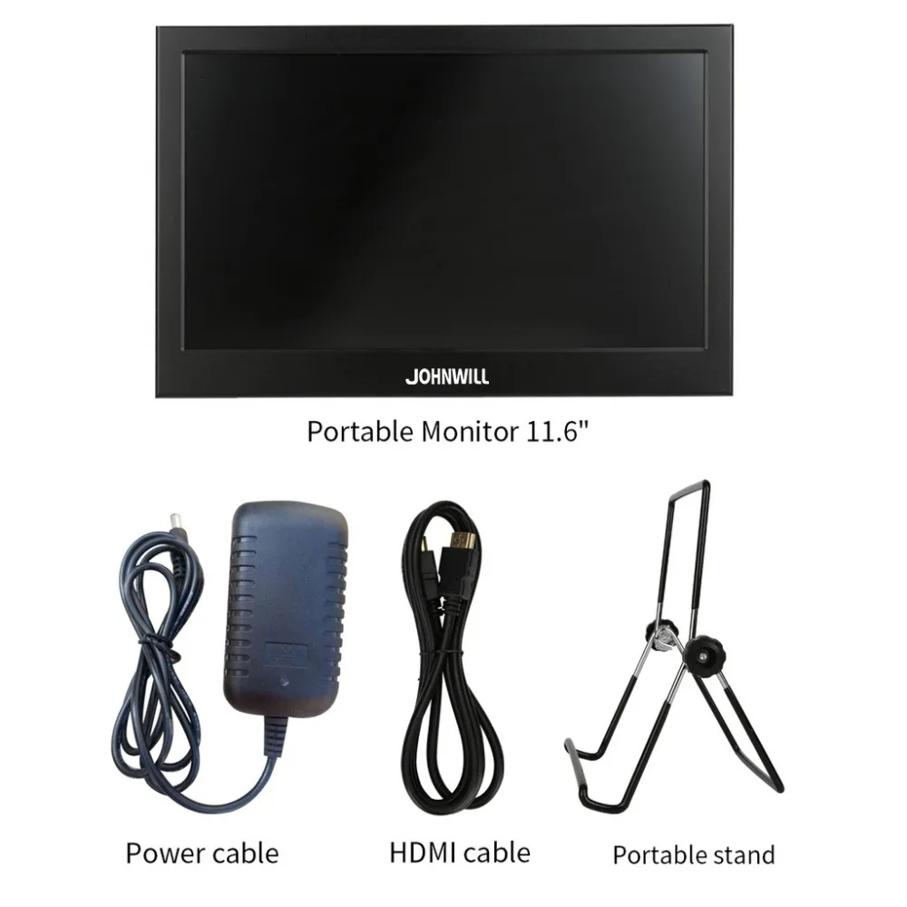 11,6 дюймов HD 1080P портативный монитор 1920x1080 ips широкоформатный светодиодный ЖК-Дисплей HDMI/VGA игровая консоль/Raspberry Pi PS3 PS4 Xbox360