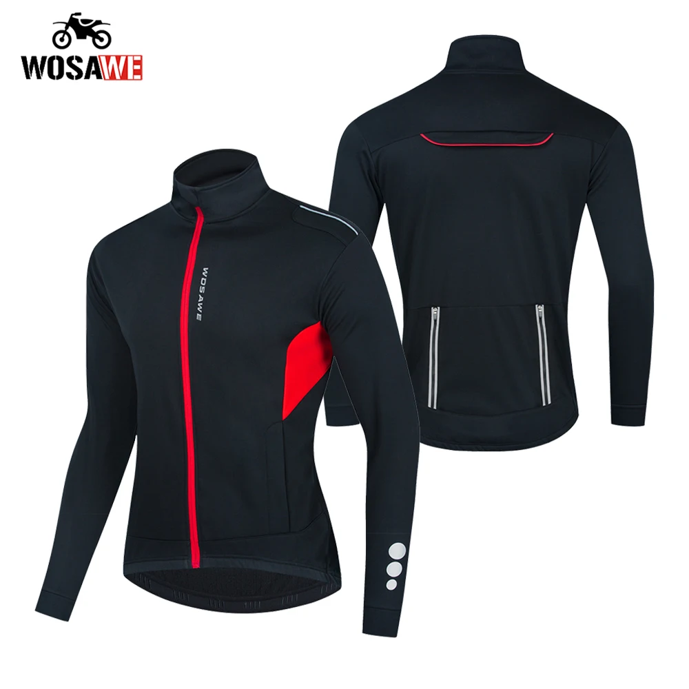 

WOSAWE Winter Motorcycle Jacket Windproof Thermal Warm Skiing Mountaineering Riding Jacket coldproof Windbreaker jacket