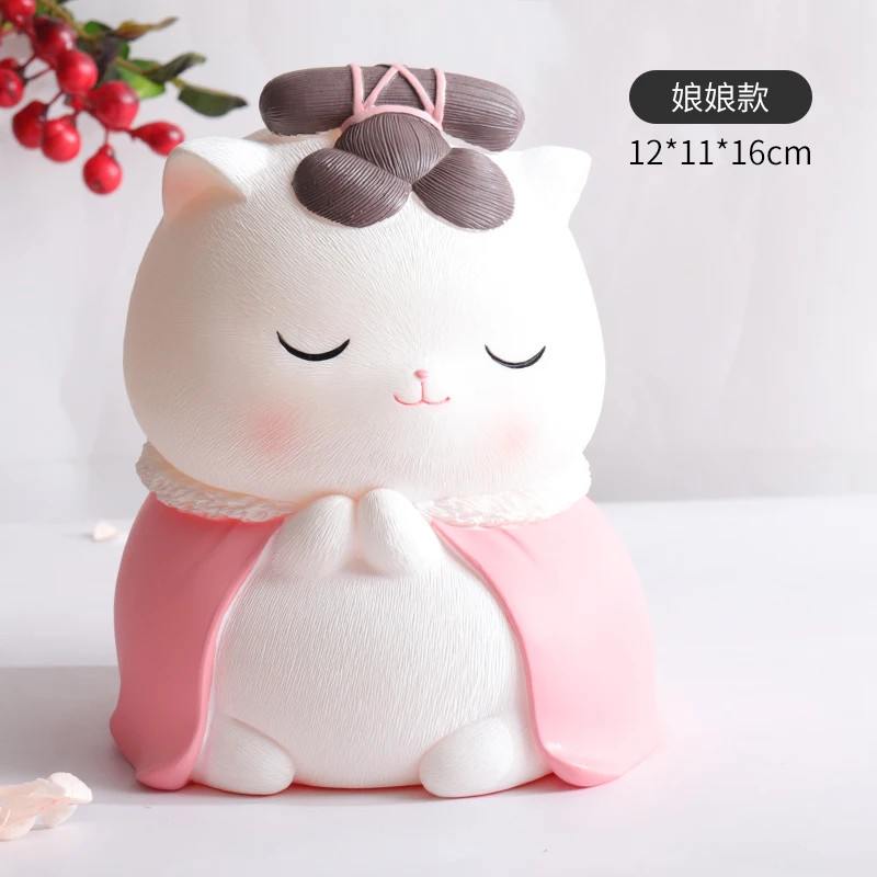 Копилка для денег сбережения счастливая кошка безопасная Милая копилка детская