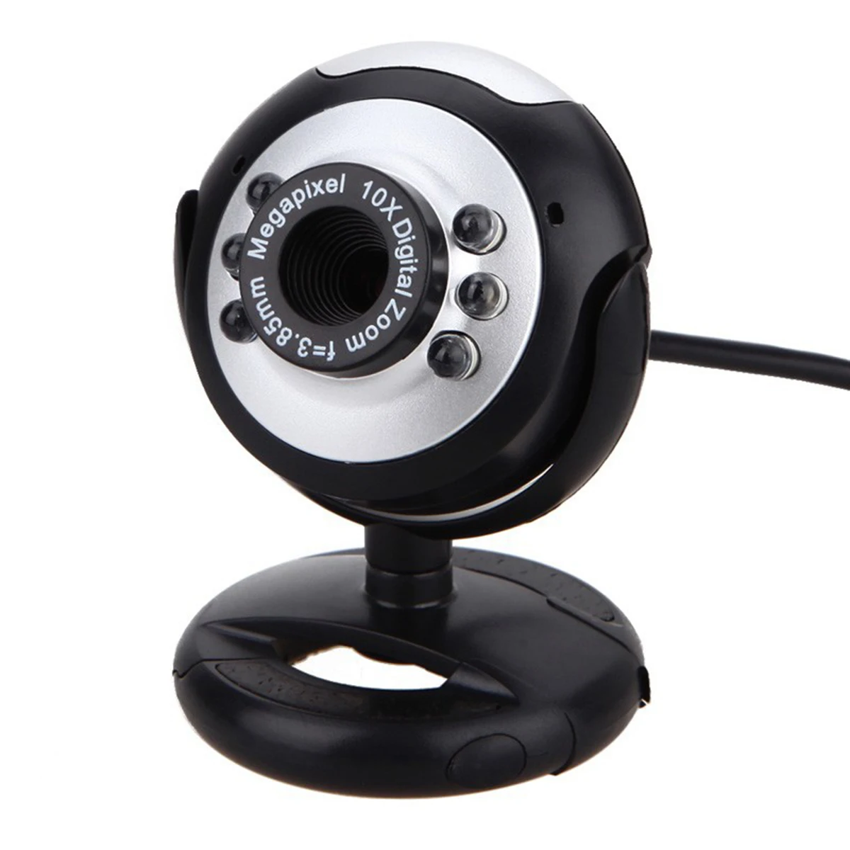 SOONHUA веб-камера 6 светодиодов веб-камеры с USB веб-камерой с микрофоном веб-камера s для компьютера ноутбука ПК Прямая поставка