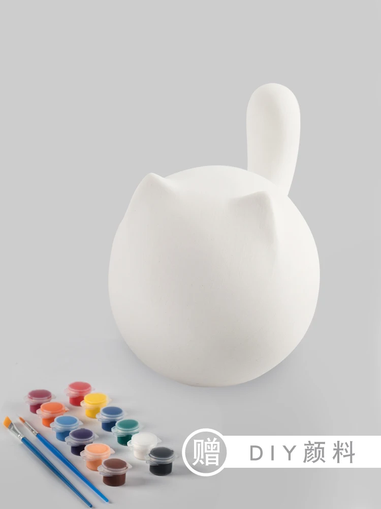 

China Jingdezhen ceramic ornaments desk desktop cute creative hand painted car interior car accessories