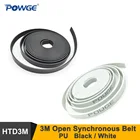Ремень ГРМ POWGE, 5 метров, 3 м, ширина 6101548 мм, HTD3M PU, открытая лента для лазерного станка с ЧПУ, режущий станок 3M-15