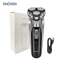 ENCHEN BlackStone электробритва бритва Мужская Type-C перезаряжаемая машинка для бритья бороды с интеллектуальным управлением и блокировкой для путешествий Новинка 100%