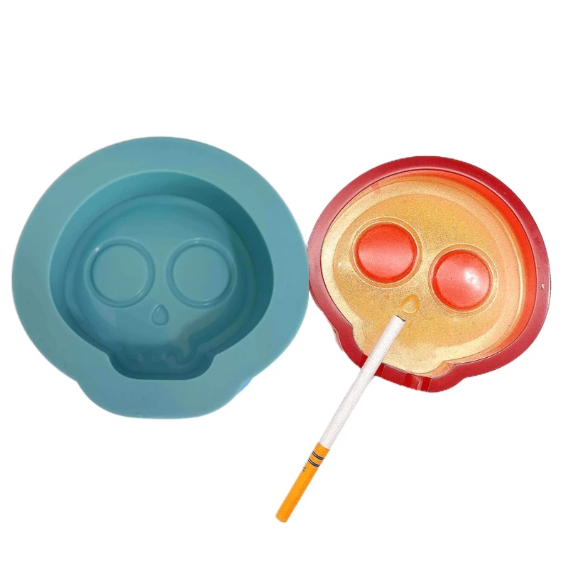 

Skeleton Ashtray Epoxy Resin Mold Jewelry Storage Holder Decor Silicone Mould J60E